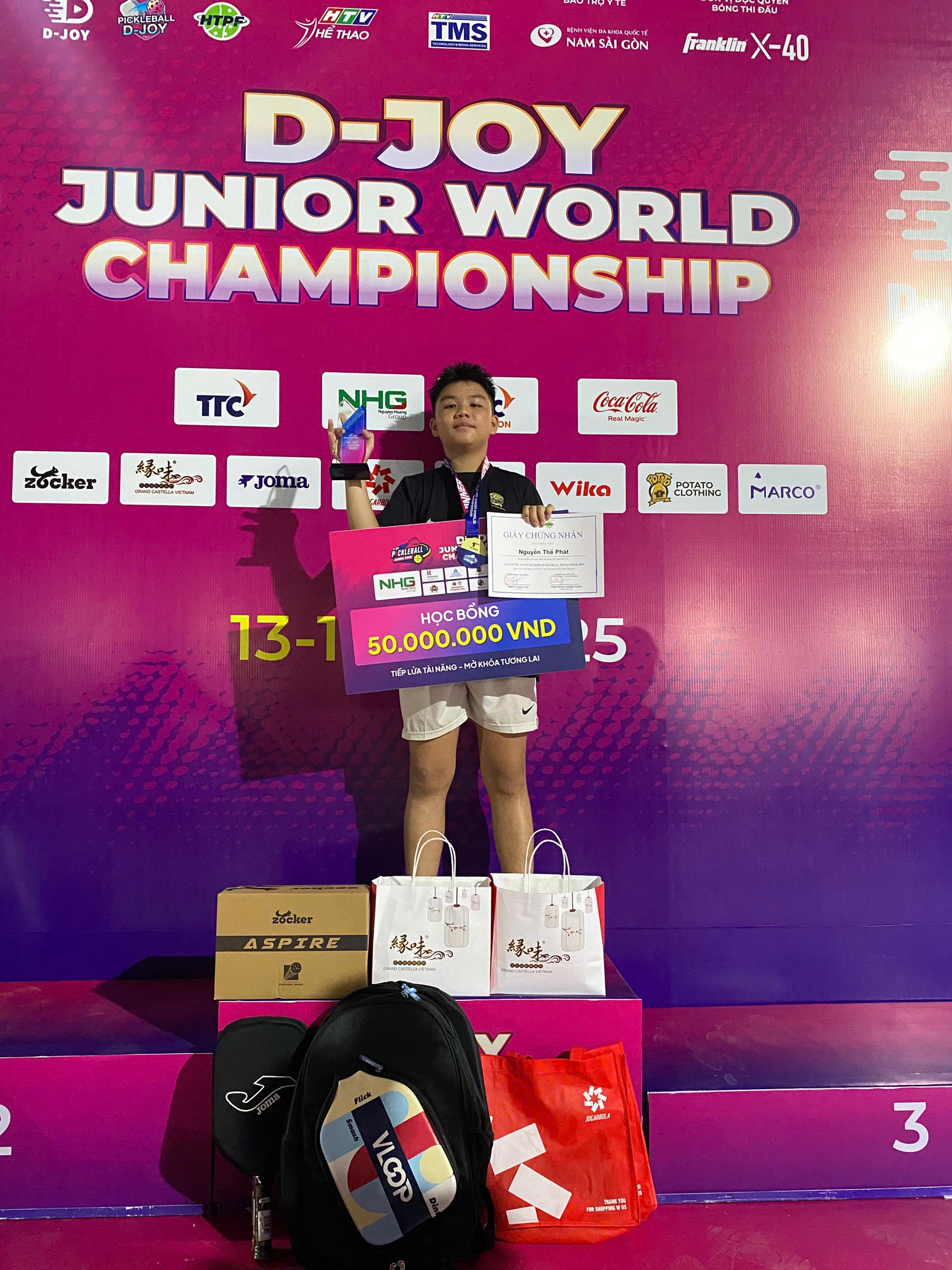 Nguyễn Thế Phát - Vận động viên An Giang Junior