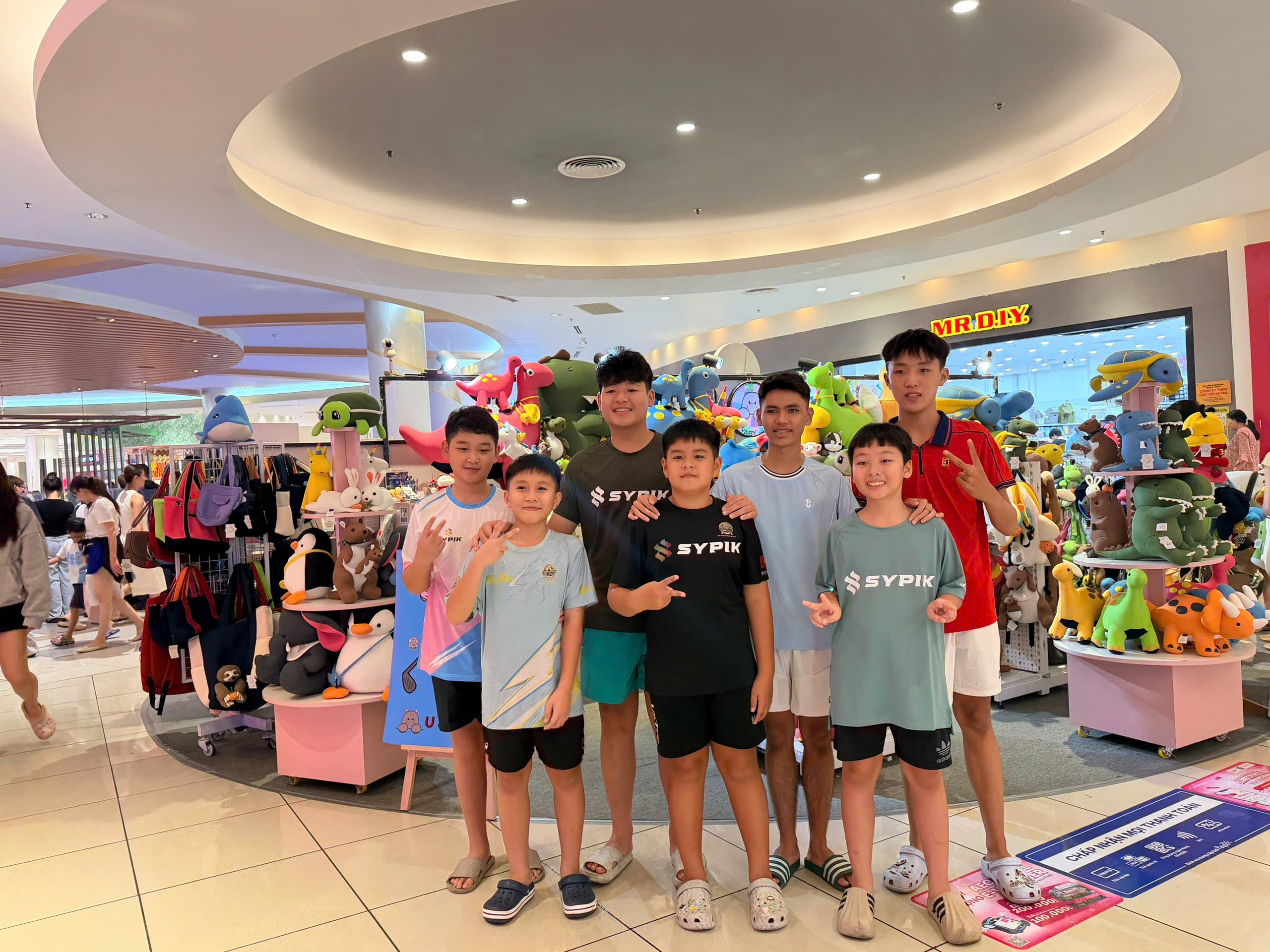Các VĐV An Giang Junior bên nhau