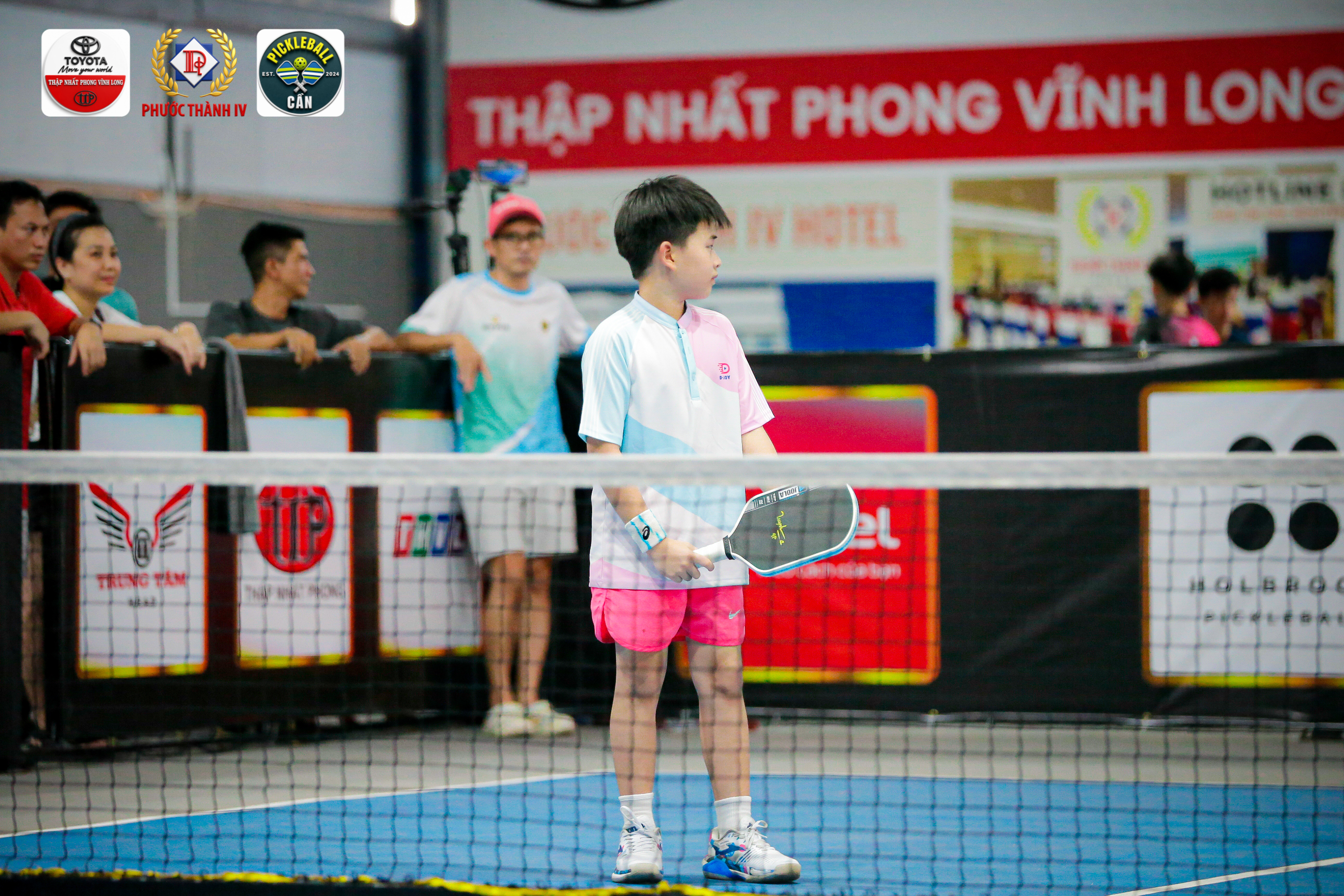 Khoảnh khắc thi đấu Pickleball trẻ